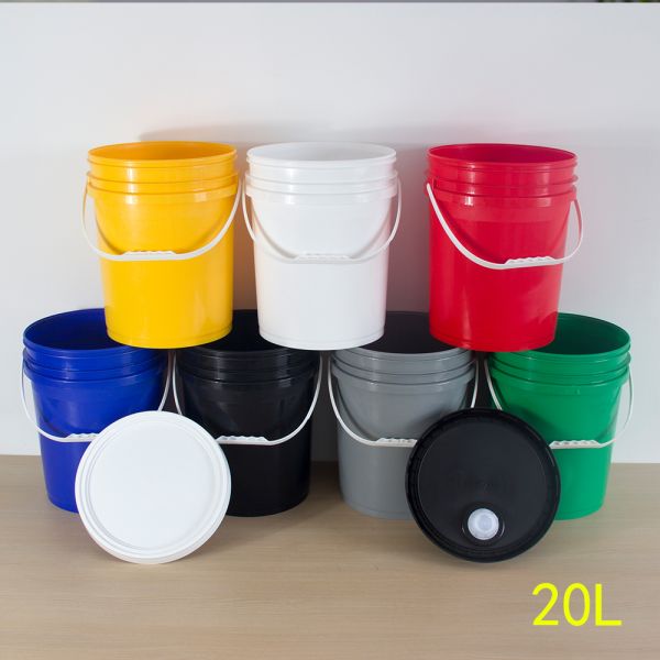 5000ML Round Plastic Packaging Water Bucket Container for Food Grade and Custom Logo