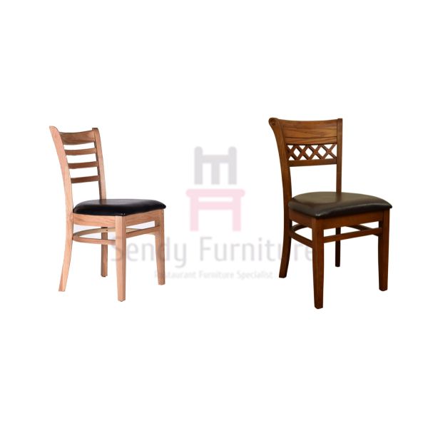 American Style All Wood Dining Room Chairs , Traditional Wooden Dining Chairs