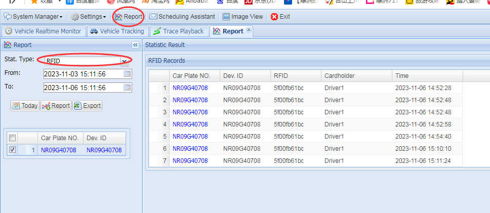 4G Vehicle GPS tracker with RFID reader door detection tracking solution