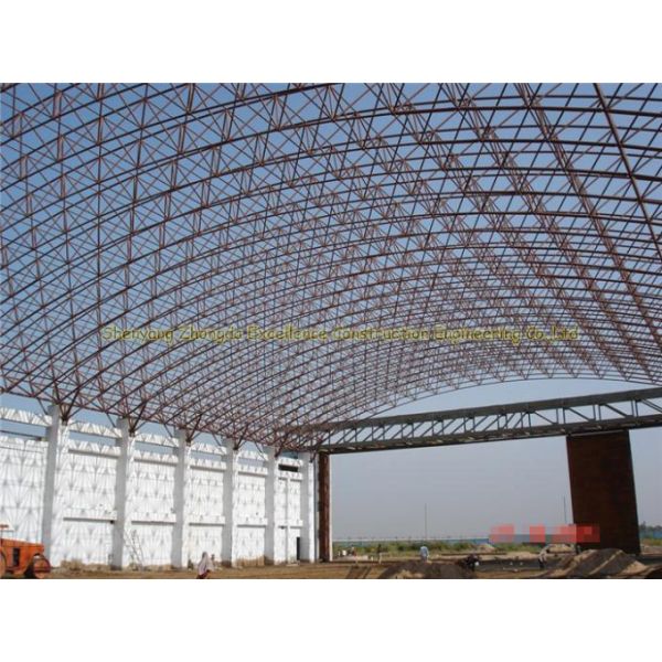 Large Span Structurel Steel Airplane Hangars With Frame Use Life 50 Years