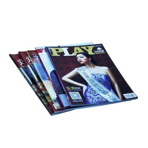 Offset UV Magazine Book Printing , Full Color Catalogue Brochure Printing