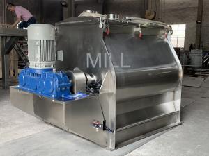 China Heavy Duty Twin Shaft Paddle 16rpm Dry Powder Mixing Machine on sale