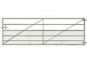 China Hot Dipped Galvanised Field Gates , Adjustable Hinges Heavy Duty Farm Gates on sale