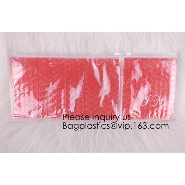 Best Seller Waterproof Cosmetic k Bubble Bag/Custom Printing PVC Bubble Mailer With Zipper, bagease, bagplastics