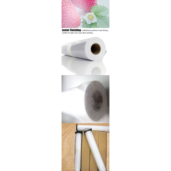 Pigment Ink RC Luster Large Format 24 Inch Photo Paper Roll