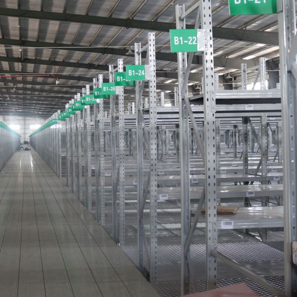 2-3 Levels Steel Construction Mezzanine Rack Multi Level For Warehouse Storage