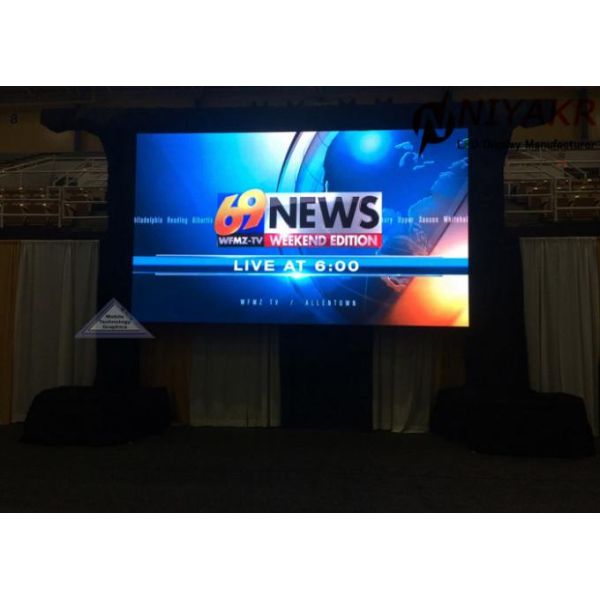 Indoor 480x480mm high contrast die casting aluminum P1.667 hd small pixel pitch led wall display screen