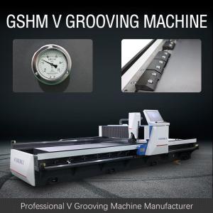 China Anti Skateboard V Groove Machine For Metal Pipes Automatic V Grooving Machine on sale