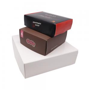 Buy cheap 350GSM Paper Sushi Box Takeaway Sushi Tray Container Gloss Lamination product
