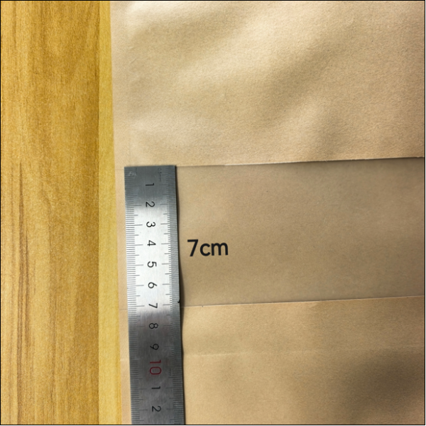 Stand-Up Kraft Paper Pouch – Resealable Flat Bottom Bag with Zipper & Tear Notch