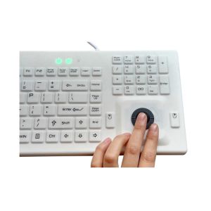 107keys IP68 Wet Proof Industrial Pc Keyboard With Trackball