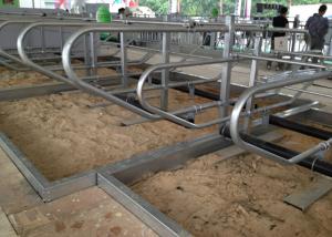 Buy cheap 3mm Thickness Galvanized Pipe Cow Free Stall For Dairy Cow Farms product