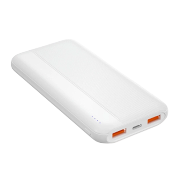10000mAh Polymer Power Bank 10W Dual Input / Output Slim Portable Charger