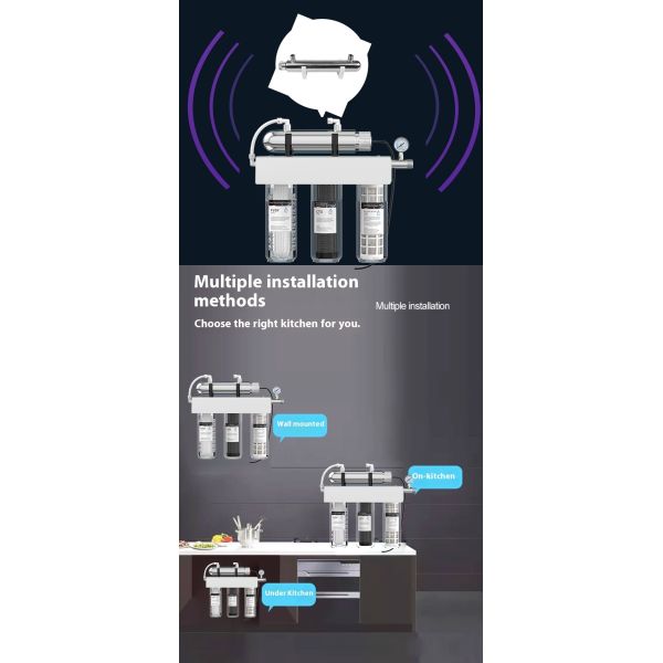 Household UV Water Purifiers Super Fast Five Level Physical Depth Refinement