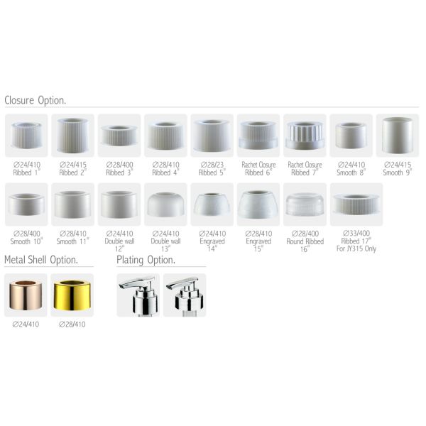 JY315-15 Lotion Dispenser Pump For Body Wash And Shower Gel