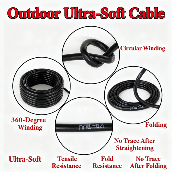 450/750V Electrical RVV Wire Cable PVC Insulation Solid Copper Conductor Wire 1.5mm2 10mm2
