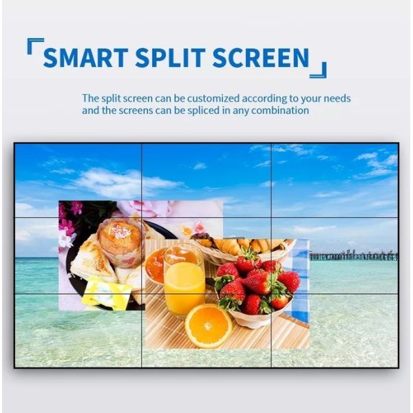 4x4 Processor Controller Advertising Screen DID Display 55" Panel Mount