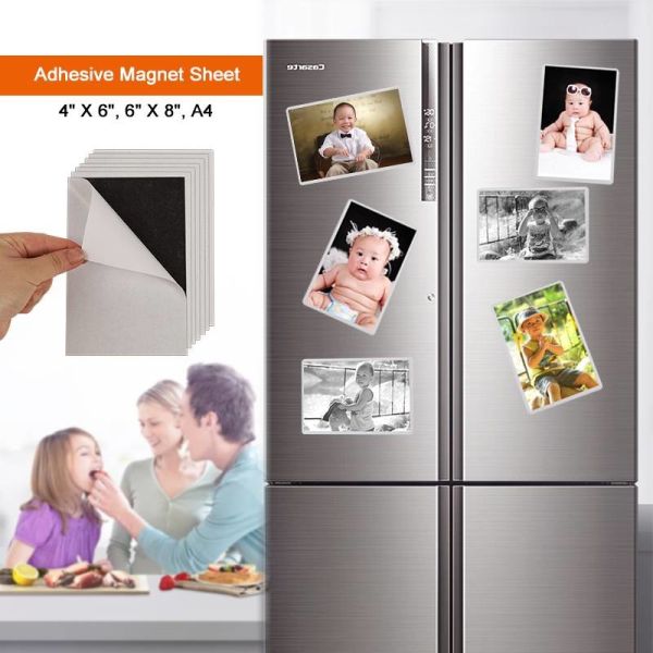 Fridge Magnetic Photo Frames Custom Size Self Adhesive Picture Frames