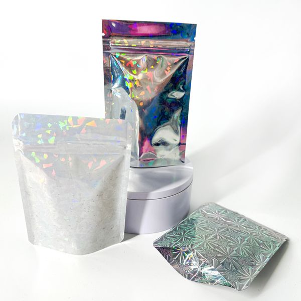 Zipper Lock Custom Printed PE PET Plastic Stand Up Color Pouch Aluminum Foil Packaging Heat Seal Ziplock Matte Glossy Surface