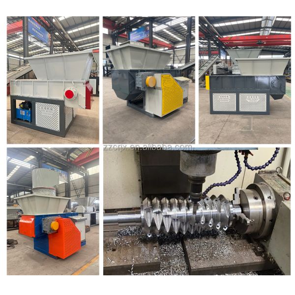 High Torque Single Shaft Shredder Machine for Plastic Pallet Crates ABS PS PVC