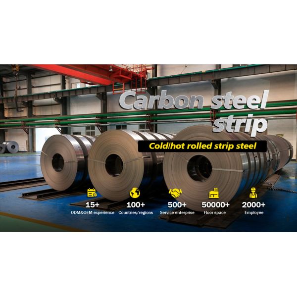 SAE 1095 High Carbon Steel Blade Spring Steel Strip with Hot Rolled Technique