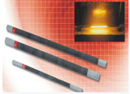 2.8 Density 1600°C High Efficiency Silicon Carbide Heating Element with Reaction Bonded SiC Rod