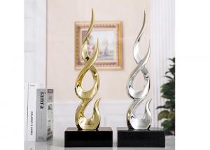 Buy cheap Nano Plating Gold Silver Outdoor Fiberglass Sculpture for Garden Home Decoration product