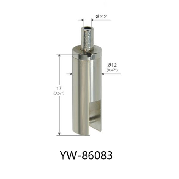 Stainless Steel / Brass Wire cable Gripper With Grooved Track Light Using YW86083
