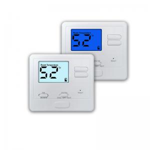 Buy cheap 24 Volt Air Conditioning Digital Heating Thermostat Single Stage , Wired Room Thermostat For Gas Central Heating product