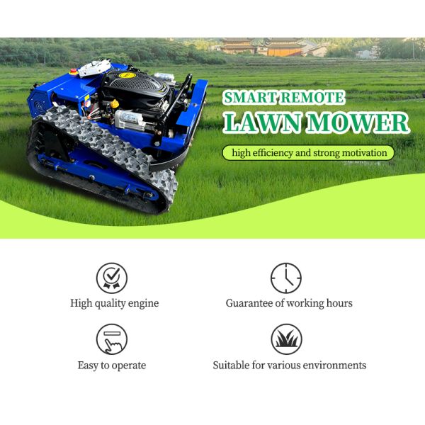 500mm CE EPA Self Propelled Cordless DIY Remote Control Lawn Mower All Terrain Grass Cutting