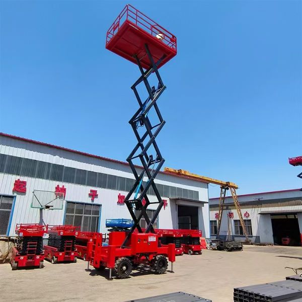 Lifting Height 7m Mobile Scissor Lift Hydraulic Mobile Man Lift