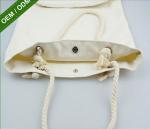 Plain white cotton canvas tote bag/eco friendly shopping cotton bag, Promotional