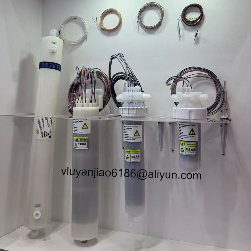 400V 3P 6KW PFA Inline Chemical Heaters For Semiconductor Manufacturing