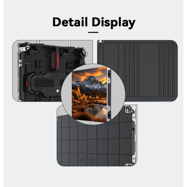 Indoor Led Display Screen Hard Connection High Refresh Seamless Quick Install for Commercial Advertisement Events