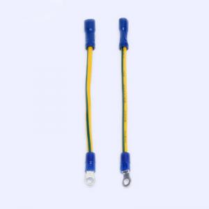 China Versatile Application Non-Insulated Copper M8 Ring Terminal Wire Harness with TE on sale
