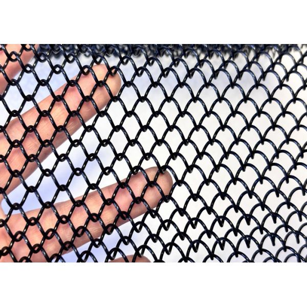 Fireproof Metal Mesh Shower Curtains Used For Interior Design