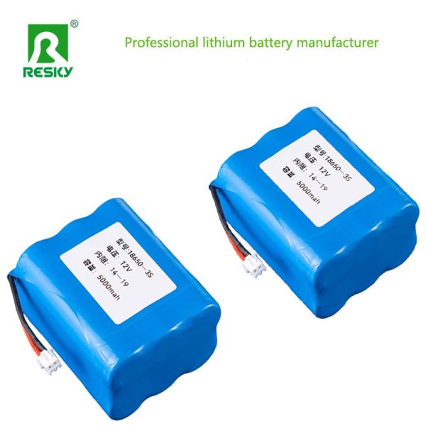 18650 Li-ion Battery Pack 11.1V 5000mAh 55.5wh Rechargeable Lithium Ion Batteries For LED Light