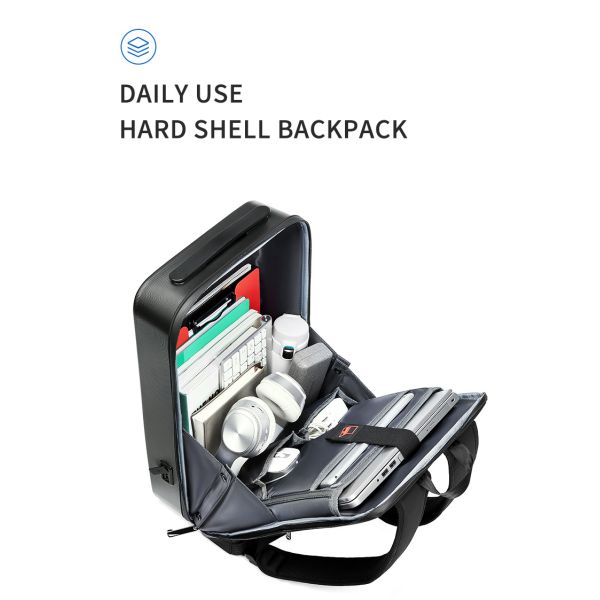Mens Anti Theft Waterproof Business Backpack With Computer Interlayer