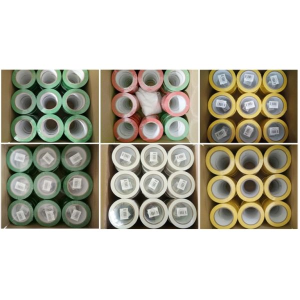 Single Sided Floor Marking Adhesive Tape / PVC Yellow Line Marking Tape