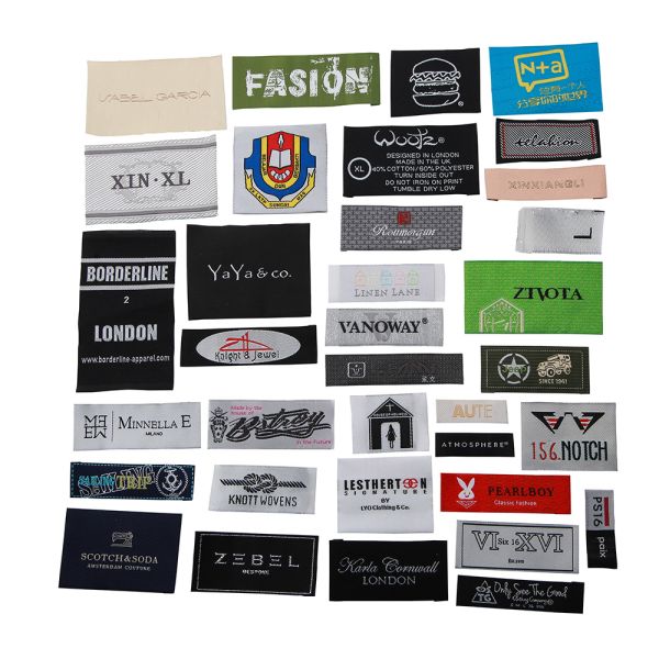 Customized Private Design White Label Clothing Wholesale Woven Label Private Cloth Label Clothing