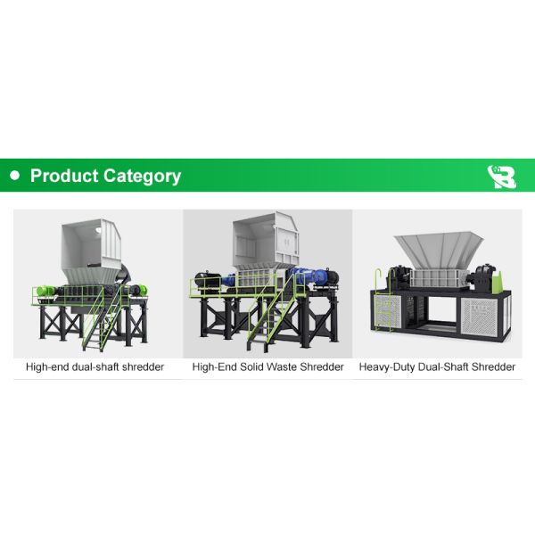 High Torque Single Shaft Shredder Machine for Plastic Pallet Crates ABS PS PVC