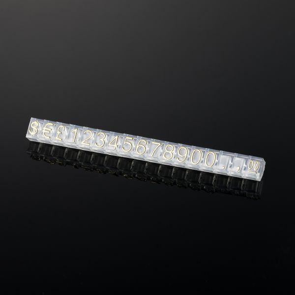 Supermarket Mall Signs Adjustable Counter List Labels for Watch and Jewelry Display