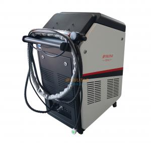 China 500W Paint Removal Pulsed Laser Cleaning Machine For Rust / Oil Stain Removal on sale