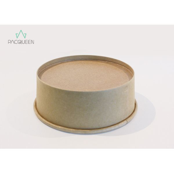 Compostable Plain Kraft Paper Takeaway Food Containers Bowls For Street Food
