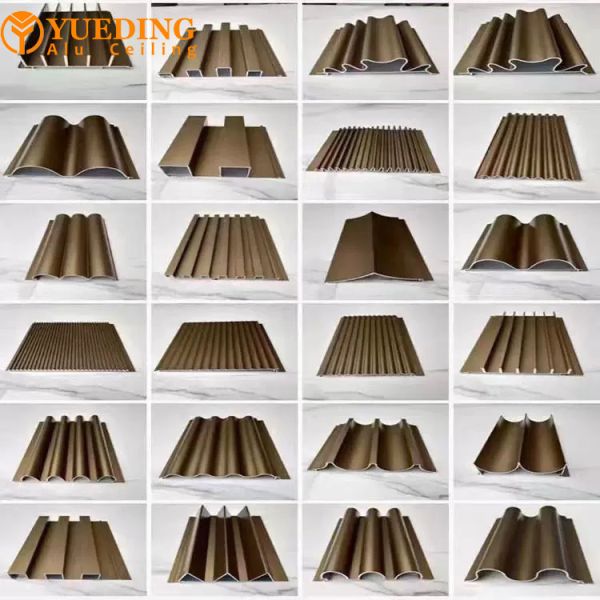 Concave Convex Aluminum Corrugated Panels Customizable For Exterior Wall