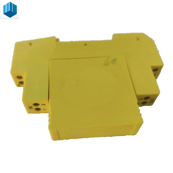 Injection Moulding Lightning Arrester Box Plastic Shell Yellow
