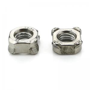 China Silicon Bronze DIN 928 Square Weld Nut on sale