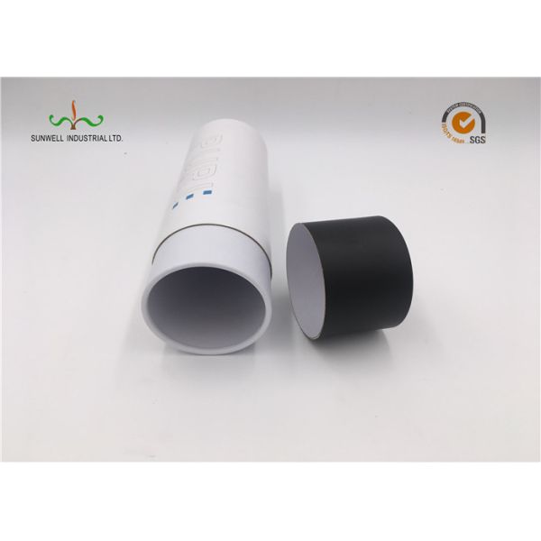 White Color Recyclable Paper Circular Cardboard Tubes Toothpaste Packaging Box