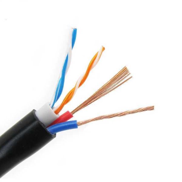 Coaxial Cable Rg59 with 2 Power Cable for Communication and CCTV Camera 300V Current