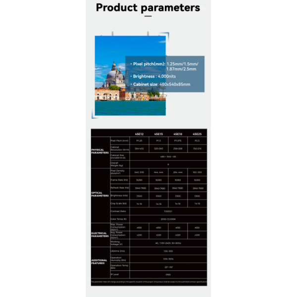 Rustproof 4K UHD Curved Led Screen P10 Display 3840x2160